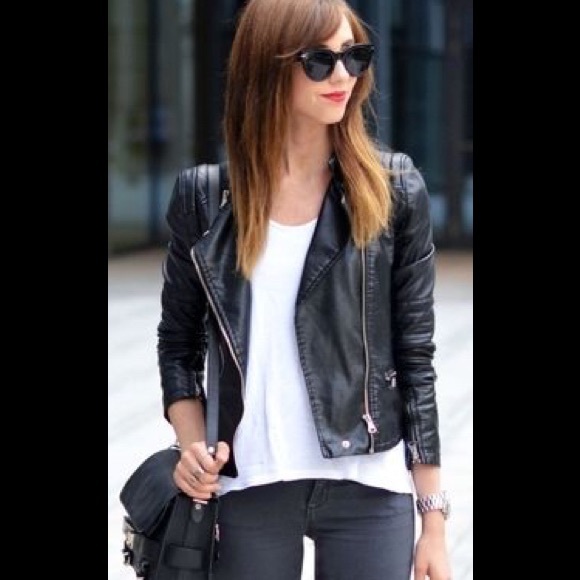 Forever 21 Jackets & Blazers - LEATHER GRAY JACKET